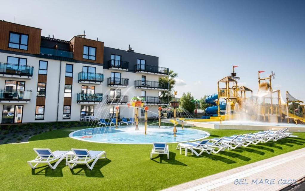 Bel Mare Aqua Apartament Parking Gratis + Taras Miedzyzdroje Kültér fotó